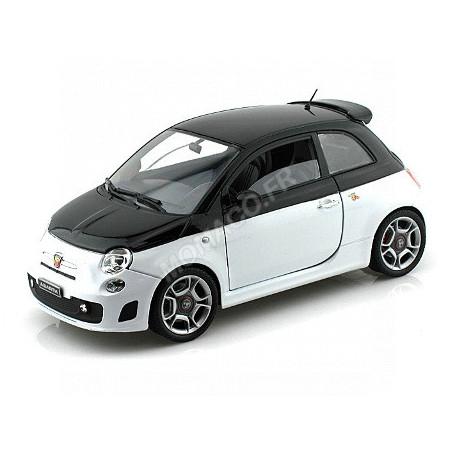 FIAT 500 ABARTH BLANC / NOIR