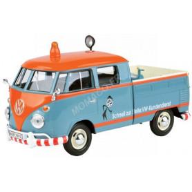 VOLKSWAGEN T1 PICK-UP "VW SERVICE - KUNDENDIENST" BLEUE / ORANGE