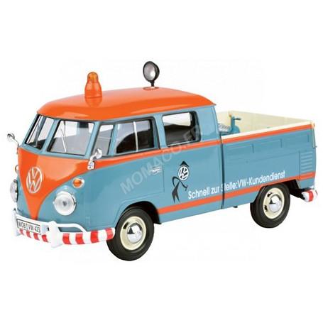 VOLKSWAGEN T1 PICK-UP "VW SERVICE - KUNDENDIENST" BLEUE / ORANGE