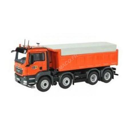 MAN TGS 8 X 4 BENNE "VSI" ORANGE