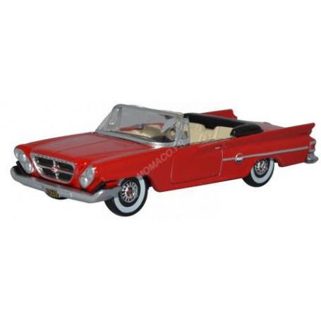 CHEVROLET 300 CONVERTIBLE OUVERT 1961 ROUGE