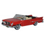 CHEVROLET 300 CONVERTIBLE OUVERT 1961 ROUGE