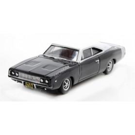 DODGE CHARGER 1968 NOIR/BLANC