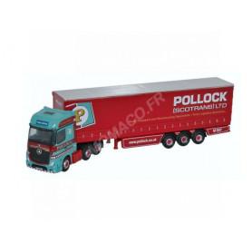 MERCEDES-BENZ ACTROS CURTAINSIDE "POLLOCK"