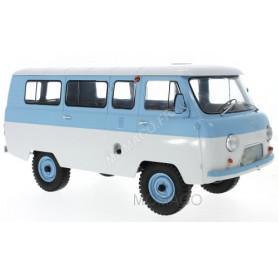 UAZ 452V (2206) MINIBUS BLEU/BLANC