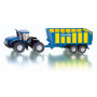 NEW HOLLAND T9.560 AVEC REMORQUE D'ENSILAGE