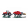 MASSEY FERGUSON MF8480 AVEC MF2160 PRESSE A BALLOTS