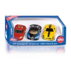 COFFRET VOITURE DE SPORT 3 PIECES (COULEURS NON CONTRACTUELLE)