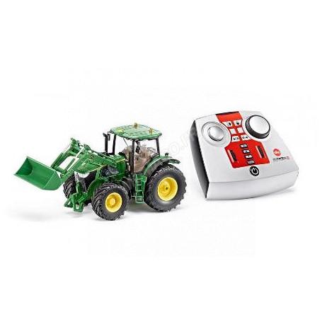 JOHN DEERE 7R AVEC CHARGEUR FRONTAL - RADIOCOMMANDE