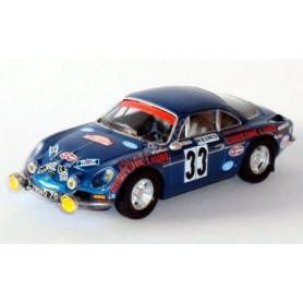 RENAULT ALPINE A110 1600S 33 HENRY/THIRY RALLYE MONTE CARLO 1973 1ER