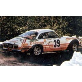 RENAULT ALPINE A110 39 BALLOT-LENA/MORENAS RALLYE MONTE CARLO 1973