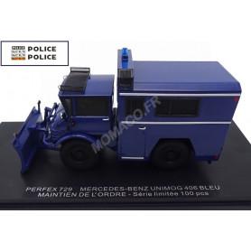 MERCEDES-BENZ UNIMOG 406 MAINTIEN DE L'ORDRE BLEU (EPUISE)