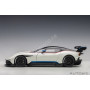 ASTON MARTIN VULCAN BLEU/BLANC BANDES ROUGES