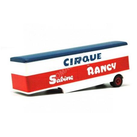 Camion Miniature PERFEX 1/43 UNIC IZOARD 1962 - Semi-remorque Cirque RANCY - Édition Limitée Neuf