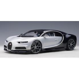 BUGATTI CHIRON 2017 BLANC GLACIER/BLEU ATLANCTIC