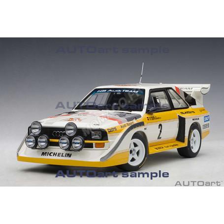 AUDI QUATTRO S1 6 MIKKOLA/HERTZ RALLYE MONTE CARLO 1986