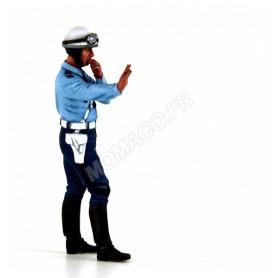 FIGURINE POLICIER MOTOCYCLISTE DES ANNEES 1975-1980 : PAUL