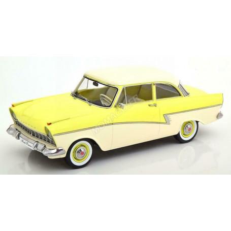 FORD TAUNUS 17 M P2 1957 JAUNE/BLANC