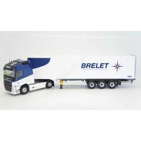 VOLVO FH 4 GLOBETROTTER SEMI "TRANSPORTS BRELET"