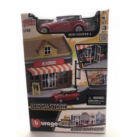 LIBRAIRIE AVEC ACCESSOIRES ET UN VEHICULE STREET FIRE