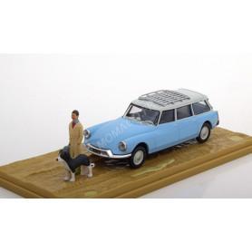 CITROEN DS ID 19 BREAK AVEC FIGURINES (EPUISE)