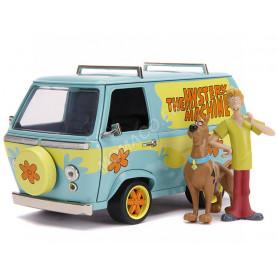 THE MYSTERY MACHINE "HANNA BARBERA - SCOOBY-DOO" AVEC FIGURINES DE SAMMY ET SCOOBY-DOO