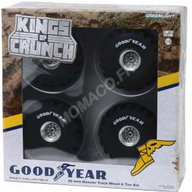 ROUES ET PNEUS GOODYEAR SET 66 POUCES POUR MONSTER TRUCK (EPUISE)