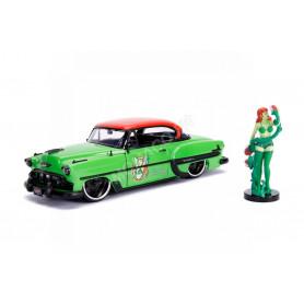 CHEVROLET BEL AIR 1953 "BATMAN" AVEC FIGURINE POISON IVY