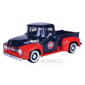 FORD F-100 PICK UP "GULF" 1956 BLEU FONCE / ROUGE