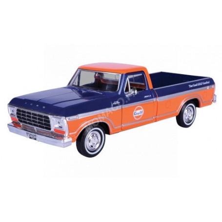 FORD F-150 CUSTOM PICK UP "GULF" BLEU/ORANGE