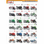 DISPLAY DE 24 PIECES : MOTOS "WHEELER"