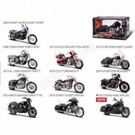 DISPLAY DE 12 PIECES : MOTOS "HARLEY DAVIDSON"