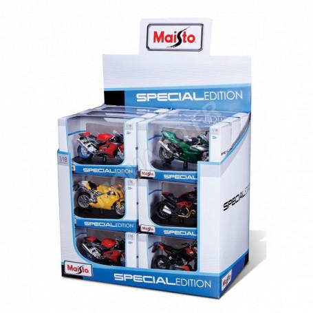 DISPLAY DE 18 PIECES : MOTOS "SPECIAL EDITION"