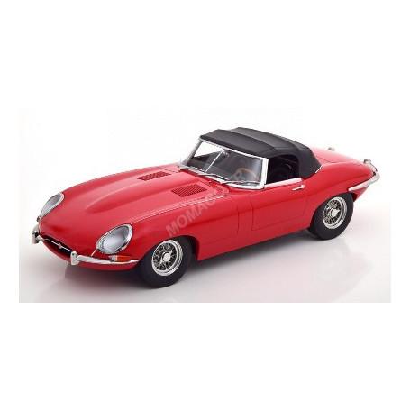 JAGUAR E-TYPE SOFT TOP SERIES 1 1961 LHD ROUGE