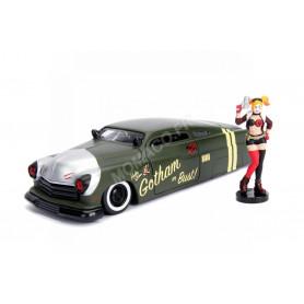 MERCURY 1951 "BATMAN" AVEC FIGURINE HARLEY QUINN