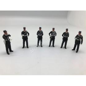 FIGURINES LOT DE 6 AGENTS D'INTERVENTION