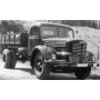 SKODA 706 RS CAMION A PLATEAU 1946 ROUGE FONCE/NOIR