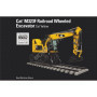 CATERPILLAR M323F EXCAVATRICE RAIL - JAUNE CATERPILLAR