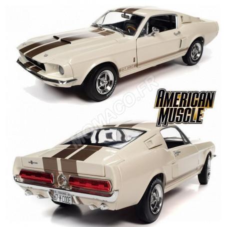 FORD MUSTANG SHELBY GT350 1967 BLANCHE/OR
