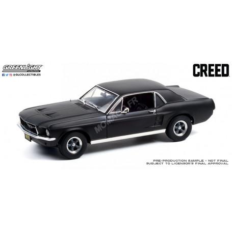 FORD MUSTANG COUPE 1967 "CREED (2015) - ADONIS CREED" NOIR MATT