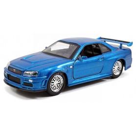 NISSAN SKYLINE GT-R 2002 "FAST AND FURIOUS 4 (2009) - BRIAN" (EPUISE)