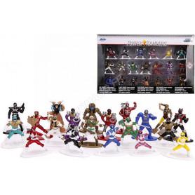 20 FIGURINES NANO-METALFIGS "POWER RANGERS" - COFFRET N°1