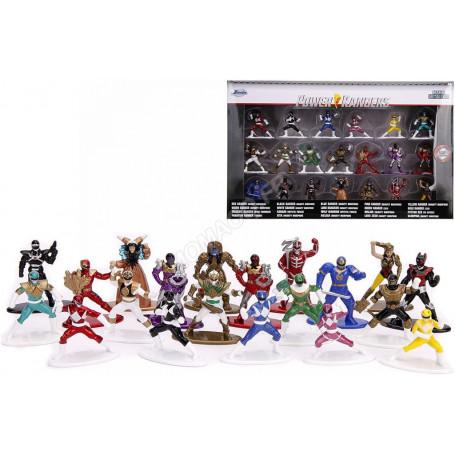 20 FIGURINES NANO-METALFIGS "POWER RANGERS" - COFFRET N°1