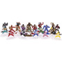 20 FIGURINES NANO-METALFIGS "POWER RANGERS" - COFFRET N°1