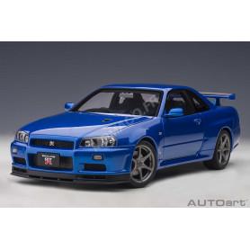 NISSAN SKYLINE GT-R (R34) V-SPEC II 2001 BLEU BAYSIDE