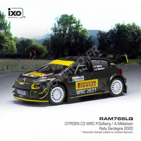 CITROEN C3 WRC 21 SOLBERG/MIKKELSEN RALLYE SARDAIGNE 2020