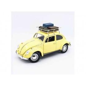 VOLKSWAGEN COCCINELLE CAMPING 1967 JAUNE