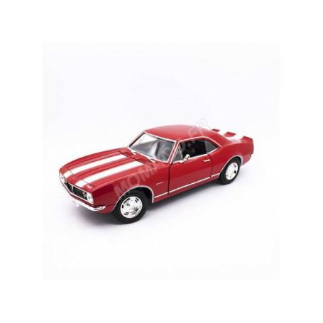CHEVROLET CAMARO Z28 1967 ROUGE BANDES BLANCHES