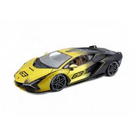 LAMBORGHINI SIAN HYBRIDE FKP37 2019 63 JAUNE/NOIRE