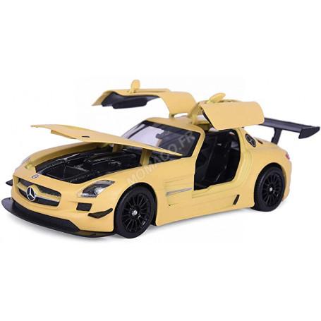 MERCEDES-BENZ SLS AMG GT3 2012 JAUNE "SERIE SATIN"